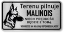 Sign Attention Pes Belgický ovčiak Malinois