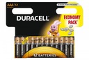 Batérie Duracell Basic AAA/LR3 12 ks blister