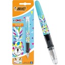 BIC X Pen Decor PINEAPPLE plniace pero na modré náplne, 1 ks