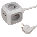 Predlžovací kábel 4 zásuvky + USB nabíjačka BRENNENSTUHL