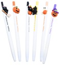 HALLOWEENSKÉ BALLPOINT SCARY FINISH PEN PUMPKIN GHOST CAT SET 6 kusov