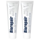 BioRepair Pro White regeneračná bieliaca zubná pasta 75 ml (2 ks)