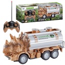 DINOSAOR TRUCK TANK TANK TRUCK RC DIAĽKOVO OVLÁDANÝ SVETELNÝ ZVUK