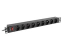 POWER LIST RACK PDU 19 LANBERG 16A 9X 230V