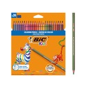 BIC KIDS EVOLUTION STRIPES BEZDREVNÉ CERUŽKOVÉ PALUBKY PRE DETI 24 FAREB