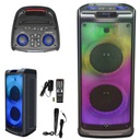 PRENOSNÝ BLUETOOTH REPRODUKTOR KARAOKE MANTA 100W USB