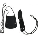 Taktický nôž Mil-Tec Paracord Neck Knife With Chain 9 cm