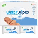 WaterWipes obrúsky pre bábätká a deti, vlhčené obrúsky na vodnej báze, 2 balenia. x 60 ks