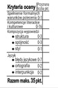 VEĽKÁ pečiatka školy Kritériá hodnotenia - MATURA