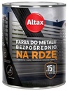 Altax Metal Paint ON RUST 0,75L Polomatná šedá