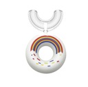 White Donut Style PC Baby Soft Silicone Training