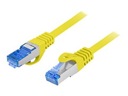 LANBERG patchcord kat.6A FTP LSZH CCA 1,5m žltý