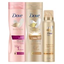 Dove Illuminating Balm 250ml+ Samoopaľovací balzam a žiarivá pena