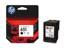 ČIERNY ATRAMENT HP 651 C2P10AE ORIGINÁLNY atrament DeskJet