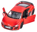 Auto Audi R8 Red Metal model auta Goki