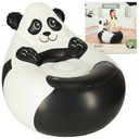 Detské nafukovacie kreslo, puf panda, 70 kg, detská izba