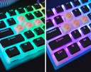 Puding Custom KEYCAPS Set PBT DoubleShot Keycap Space Esc Black + sťahovák