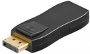 Zástrčkový adaptér DisplayPort – gn. Zámok HDMI Goobay