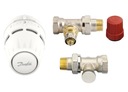 DANFOSS REGUS PRIAMY TERMOSTATICKÝ SET 1/2'' VENTILY + HL.