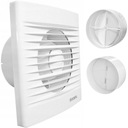 DOMÁCI VENTILÁTOR S ČASOVAČOM KLAPKY + SNÍMAČ VLHKOSTI Fi 100