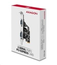 Axagon PCEA-S2N PCi-Ex 2x RS232 COM ovládač