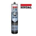 Soudal Adhesive Sealant Fix All Crystal bezfarebný