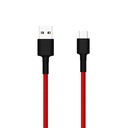 Mi USB Type-C opletený kábel 100 cm červený