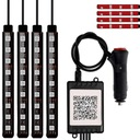 LED BLUETOOTH NEON LED v interiéri auta AUTA