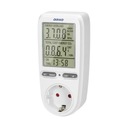 Wattmeter, energetická kalkulačka s LCD displejom, WHITE GS