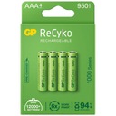 Nabíjateľná batéria (NiMH) GP AAA (R3) 950mAh 4 ks.