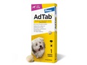 AdTab 112 mg DOG 2,5-5,5 kg tableta na blchy, kliešte