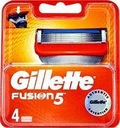 GILLETTE FUSION 5 NÁPLŇOV 4 KS ORIGINÁL UK