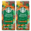 STARBUCKS Breakfast Blend zrnková káva 2x450g