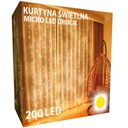 MIKRO LED ZÁCLONA 3X2 TEPLÁ KRYŠTÁLOVÁ LAMPA DRÔT