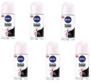 NIVEA Black White antiperspirant roll-on, x6 set