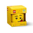 LEGO KONTAJNER STREDNE HLAVÝ CHLAPEC JAZYK HLUPÝ