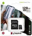 Karta KINGSTON microSD A1 100 MB Canvas Plus 128 GB