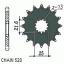 Oceľové ozubené koleso Sunstar SUNF325-15