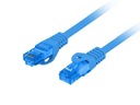 LANBERG PATCHCORD S/FTP CAT.6A 1,5M MODRÁ LSZH