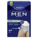 Tena Men Pants Normal Grey savé nohavičky pre mužov veľkosť S/M 30 kusov