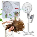 STOJANÝ VENTILÁTOR S MPM DIAĽKOVÝM OVLÁDANÍM, BIELE ventilátor