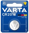 10x lítiová batéria Varta CR2016