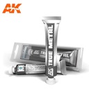 AK INTERACTIVE 458 TRUE METAL - STRIEBRO 20ml