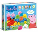 PEPPA PIG CLEMMY SOFT BLOCKS AND TRAIN 14 EL CLEMENTONI 18MCY