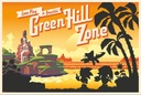 Sonic Green Hill Zone Poster Originálne plagáty na stenu 91,5x61 cm