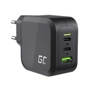 GC Power GaN 65W 2x USB-C PowerDelivery USB-A Rýchla nabíjačka pre telefón