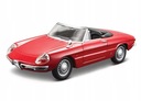 Alfa Romeo Spider 1966 1:32 červený model Bburago 18-43047