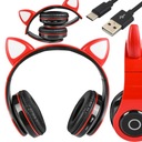 SLÚCHADLÁ CAT CAT EARS BEZDRôTOVÉ BLUETOOTH PRO LED XXXXXXXL