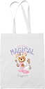 Ralph Girl 4 Teddy Tote Bag Módna biela