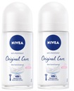 NIVEA Original Care antiperspirant guľôčkový 2 x 50 ml